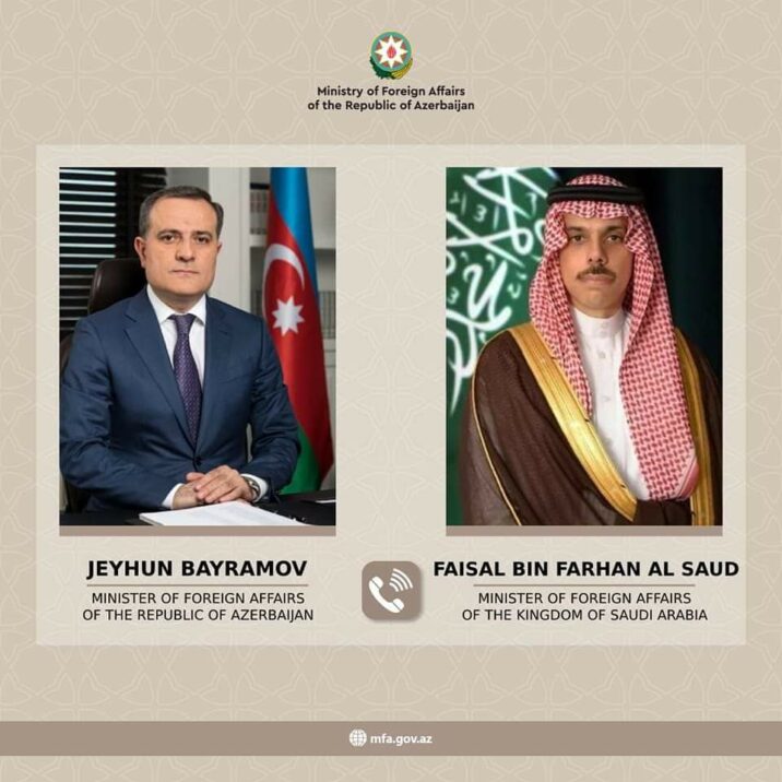 Azərbaycan və Səudiyyə XİN başçıları danışıqlar apardı 