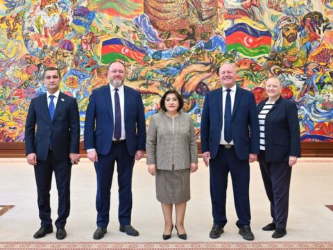 Sahibə Qafarova Britaniya-Azərbaycan parlamentlərarası dostluq qrupunun rəhbəri ilə görüşüb