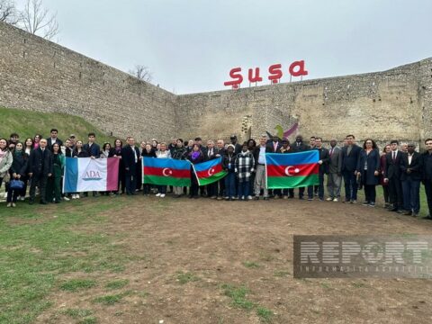 TÜRKSOY-a üzv ölkələrin nümayəndələri Şuşa qalası və Cıdır düzündə olublar