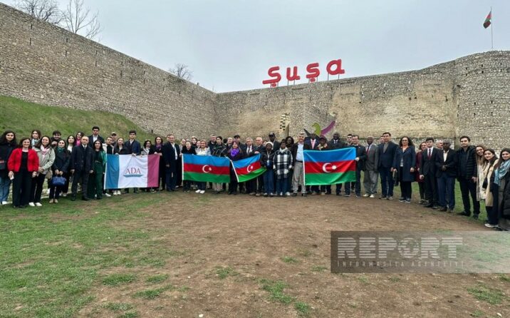 TÜRKSOY-a üzv ölkələrin nümayəndələri Şuşa qalası və Cıdır düzündə olublar