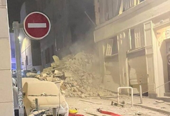 Marseldə bina çökdü: 5 nəfər yaralandı