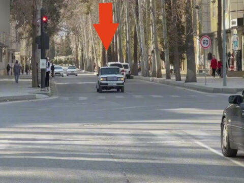 Sürücülük hüququ olmadan avtomobil idarə edən şəxs 10 günlük həbs edilib – FOTO