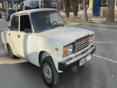 Mingəçevirdə polisin tələbinə məhəl qoymayan sürücü həbs olundu