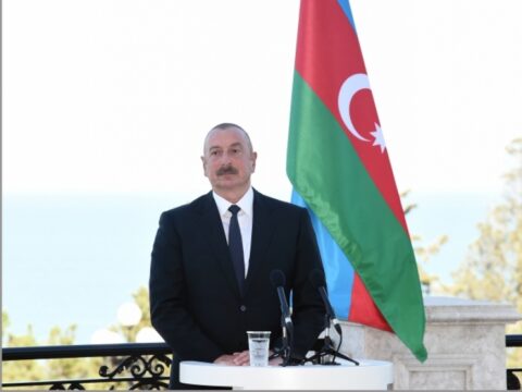 İlham Əliyev Astanada belə qarşılandı – VİDEO