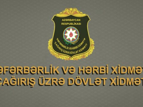 Səfərbərlik və Hərbi Xidmətə Çağırış üzrə Dövlət Xidməti həqiqi hərbi xidmətə qəbul elan edib
