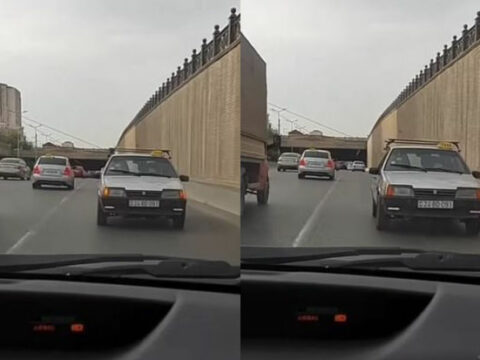 Bakıda daha bir sürücüdən ağlasığmaz addım