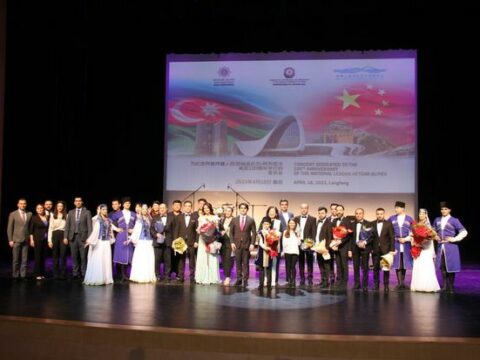 Çinin Hebey vilayətində ulu öndər Heydər Əliyevin 100 illiyinə həsr edilmiş konsert olub
