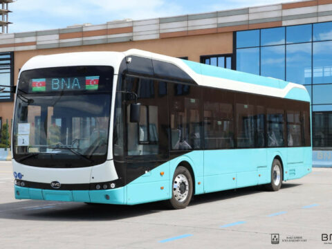 Bakıya elektriklə işləyən avtobuslar gətirildi