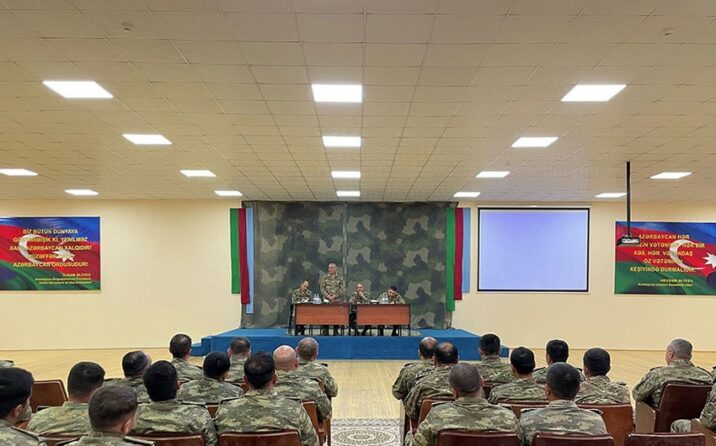“Tərbiyəvi işin təşkili və psixoloq” ixtisasları üzrə zabitlərin hazırlığı yoxlanılıb