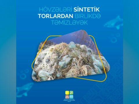 Su hövzələrindən 2 890 metr uzunluğunda 70 ədəd sintetik tor götürülüb