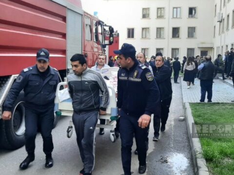 Gəncədə xəstəxanada baş vermiş yanğın zamanı 148 nəfər təxliyə olunub