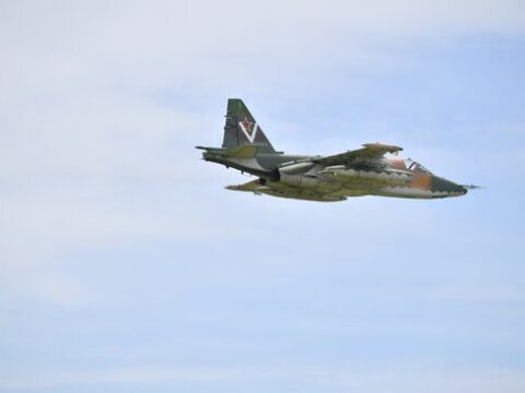 Rusiyaya məxsus Su-25 qırıcısı qəzaya uğradı 