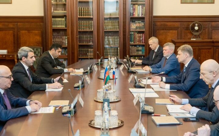 Azərbaycan Dəmir Yolları” QSC-nin sədri Moskvada rusiyalı həmkarı ilə görüşüb