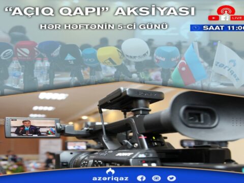 “Azəriqaz”da media və QHT nümayəndələri ilə görüş keçiriləcək