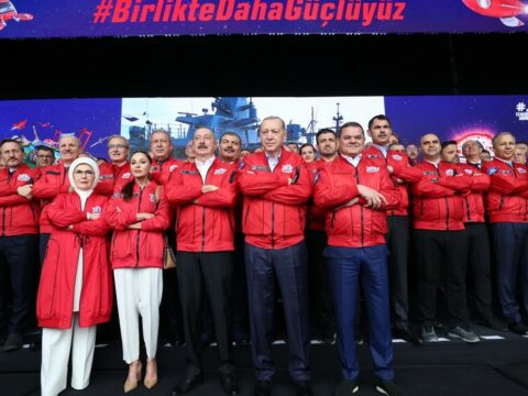 İlham Əliyev və Rəcəb Tayyib Ərdoğan İstanbulda “TEKNOFEST” festivalında iştirak ediblər