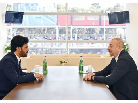 İlham Əliyev Beynəlxalq Avtomobil Federasiyasının prezidentini qəbul edib