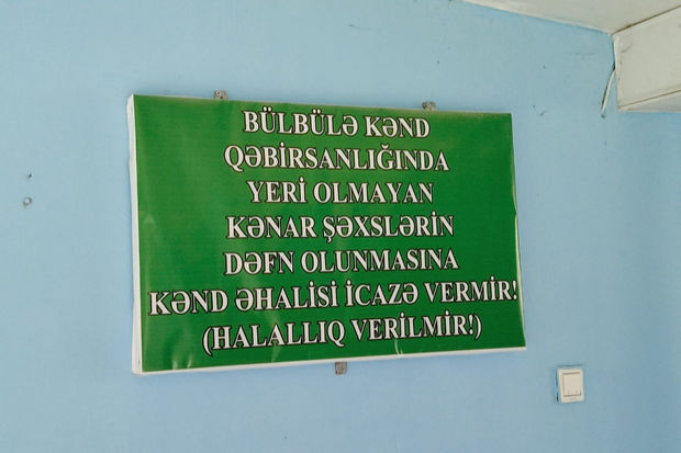Bülbülə qəbiristanlığında yer yoxdur, ölüləri üst-üstə dəfn edirlər