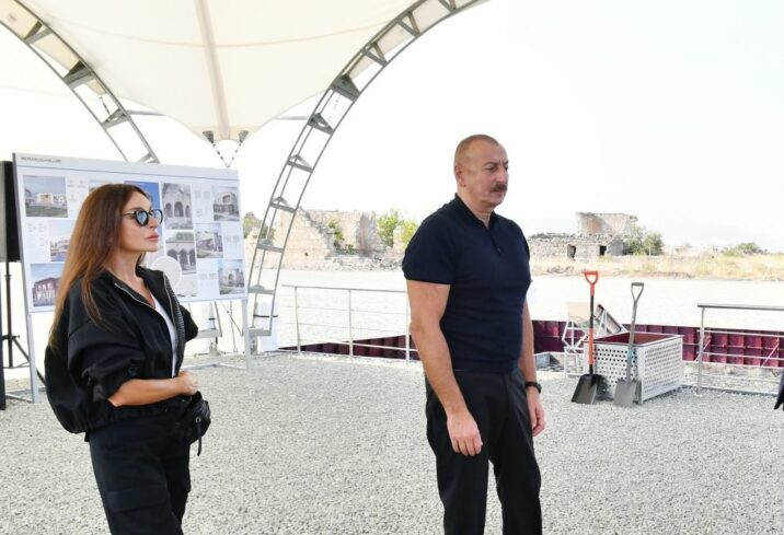 Prezident və birinci xanım Ağdama getdi