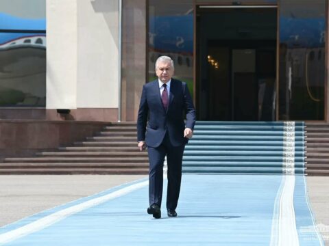 Mirziyoyev Almaniyaya yola düşdü – FOTOLAR