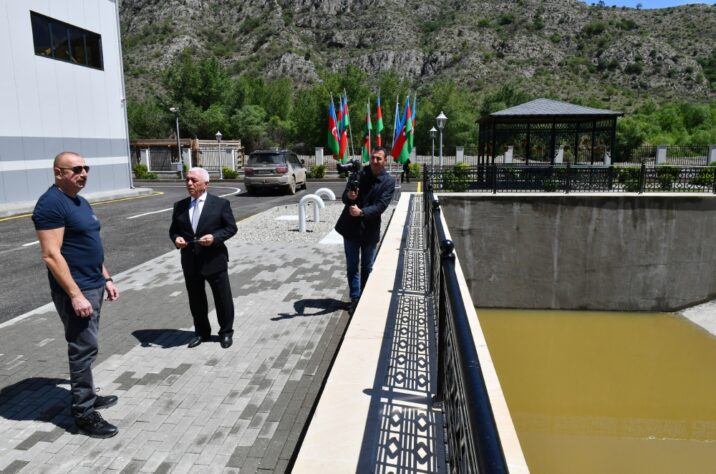 Prezident Zəngilandakı Su Elektrik Stansiyasında tikintisi ilə tanış olub