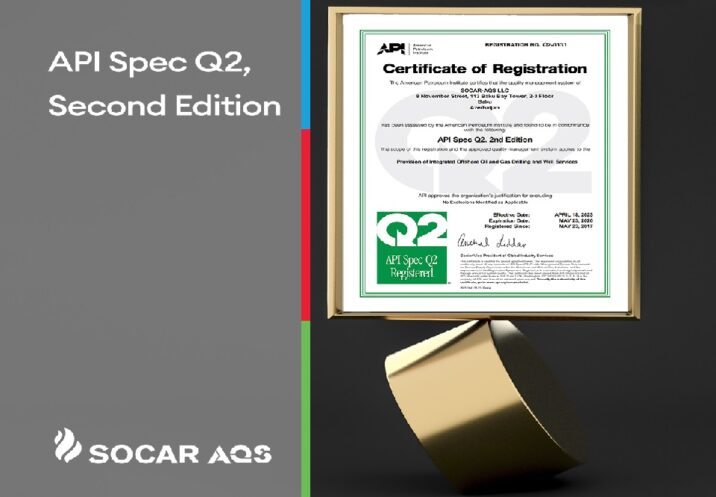 SOCAR AQŞ “API Spec Q2” İkinci Nəşr Sertifikatını əldə edir