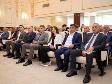 AVP mərkəzi aparatında Heydər Əliyevin 100 illik yubileyi münasibətilə tədbir keçirilib