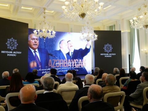 Şuşada Heydər Əliyevin 100 illiyi münasibətilə film nümayiş olunub