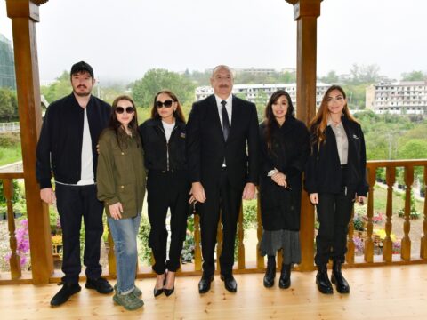 Prezident və ailəsinin Şuşadan FOTOLARI