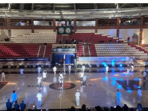 Heydər Əliyevin 100 illiyinə həsr olunan beynəlxalq basketbol turnirinin açılış mərasimi keçirilib
