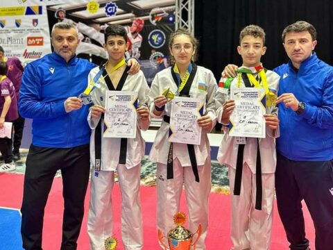 İdmançılarımız Avropada 3 medal qazandı 