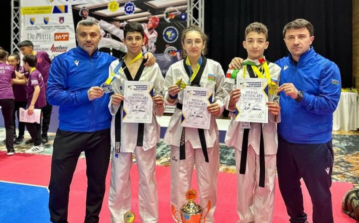 İdmançılarımız Avropada 3 medal qazandı 