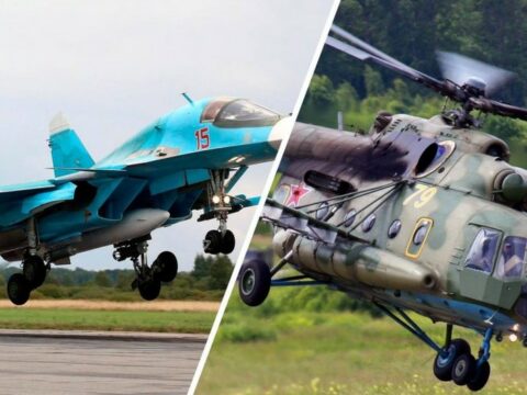 Rusiyada helikopter və hərbi təyyarənin qəzaya uğraması nəticəsində 9 nəfər ölüb