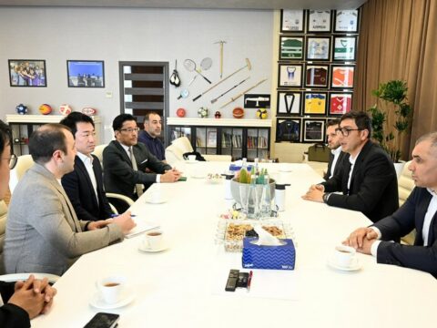 Fərid Qayıbov Rizin Döyüş Federasiyasının nümayəndə heyətini qəbul edib