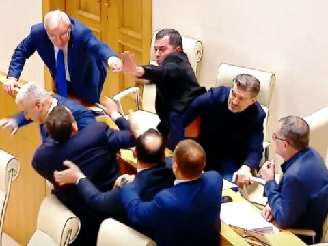 Gürcüstan parlamentinin deputatları dava edib