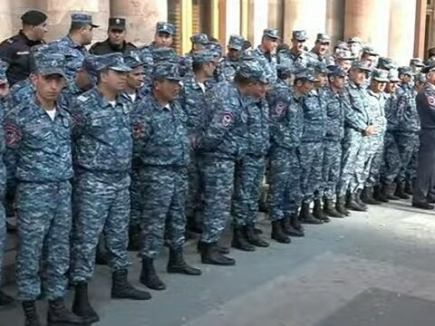 İrəvanda etiraz aksiyası keçirilib 