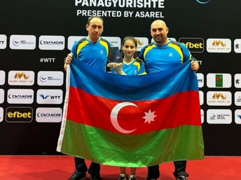Stolüstü tennisçimiz beynəlxalq yarışda mükafat qazandı