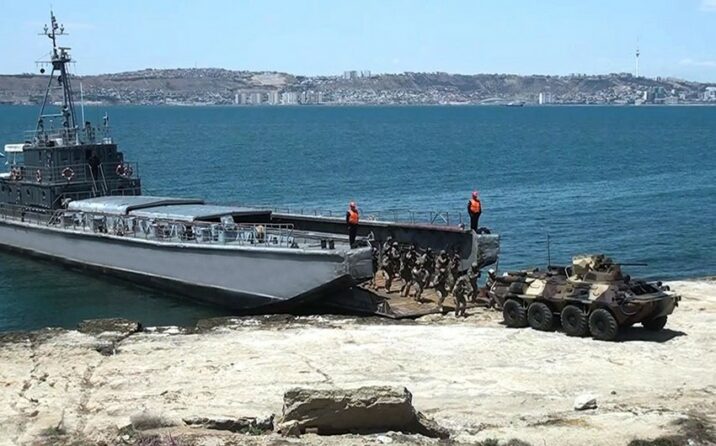 Hərbi Dəniz Qüvvələrində taktiki təlim keçirilib