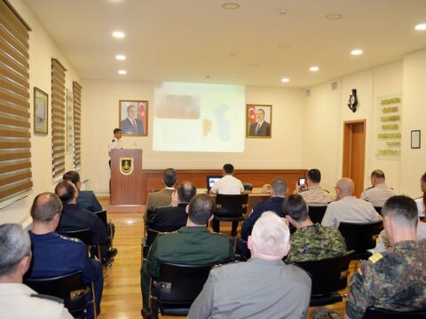 Attaşelər Hərbi Dəniz Qüvvələrində olublar