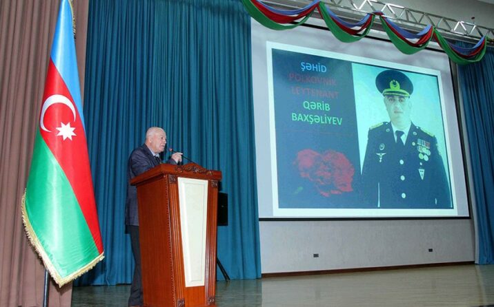 Heydər Əliyev adına Hərbi İnstitutda şəhid zabitin xatirəsi anılıb