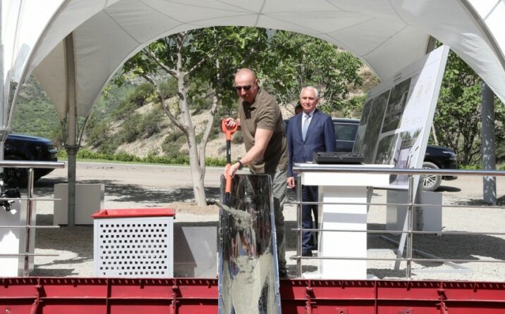 Laçında ilk çoxmənzilli yaşayış məhəlləsinin təməli qoyuldu