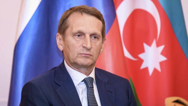 Sergey Narışkindən İlham Əliyevə təbrik məktubu