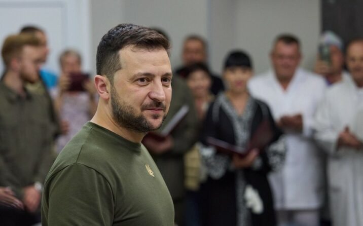 Volodimir Zelenski Kişineuya gedib