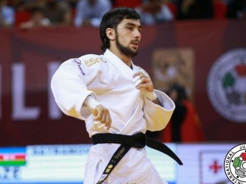 Azərbaycan cüdoçusu Qran Pridə gümüş medal qazanıb