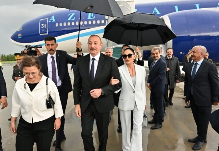 İlham Əliyev və xanımı Ərdoğanın andiçmə mərasimində