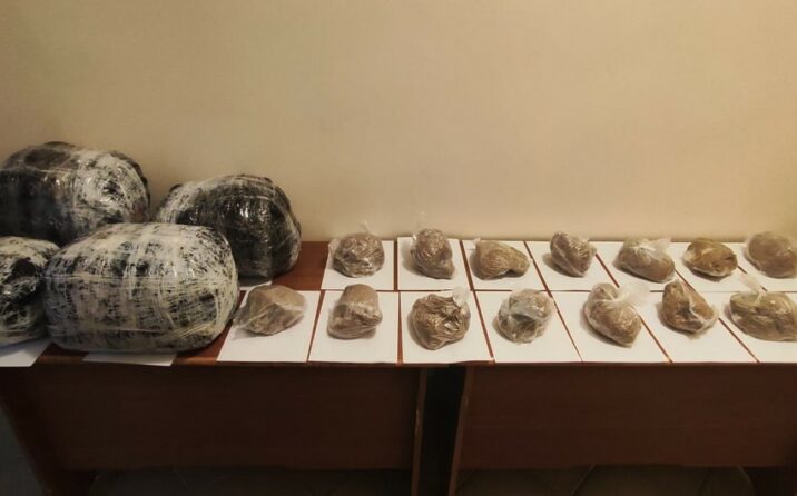 İrandan Naxçıvana 31 kq narkotik keçirilməsinin qarşısı alınıb