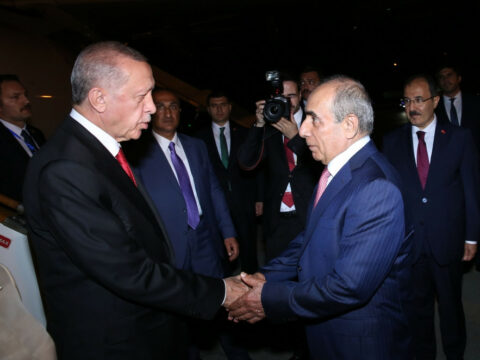 Ərdoğan Azərbaycana GƏLDİ – FOTOLAR 