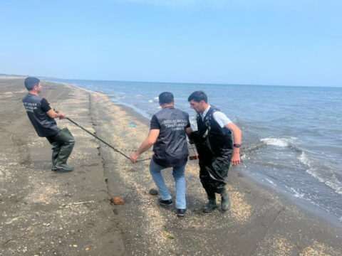 Su hövzələrindən 535 ədəd sintetik tor yığışdırıldı
