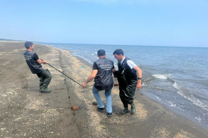 Su hövzələrindən 535 ədəd sintetik tor yığışdırıldı