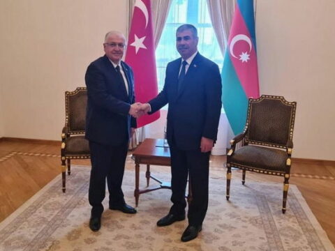 Türkiyənin milli müdafiə naziri Zakir Həsənovla görüşüb