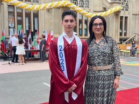 Raquf Orucovun oğlu məzun oldu